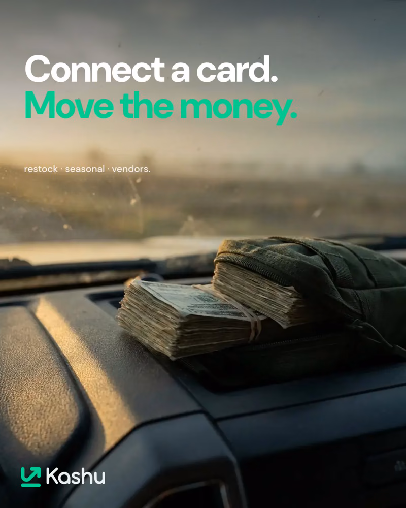 Kashu credit-to-cash ad