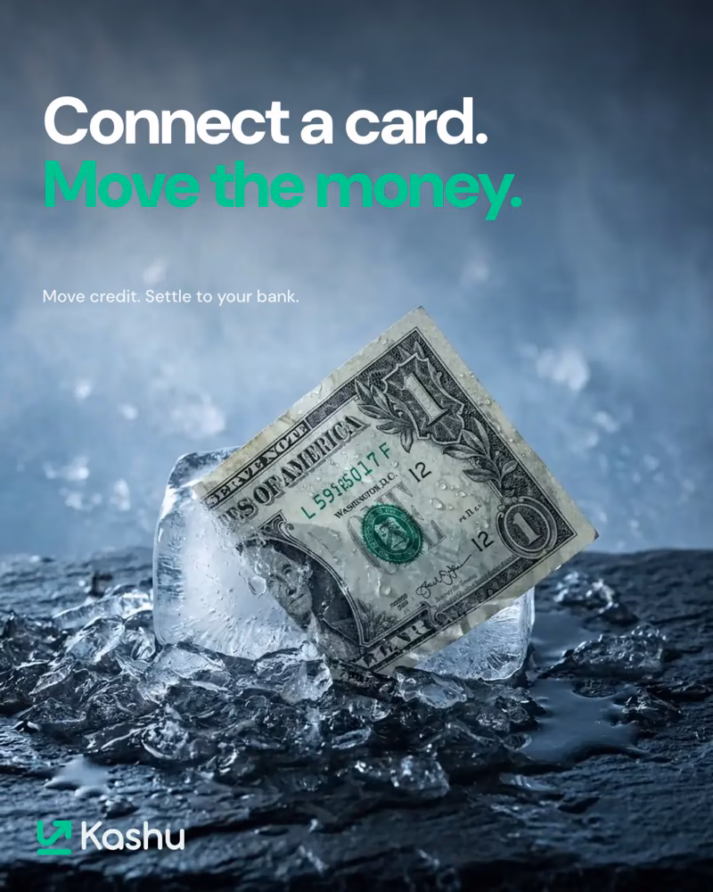 Kashu credit-to-cash ad