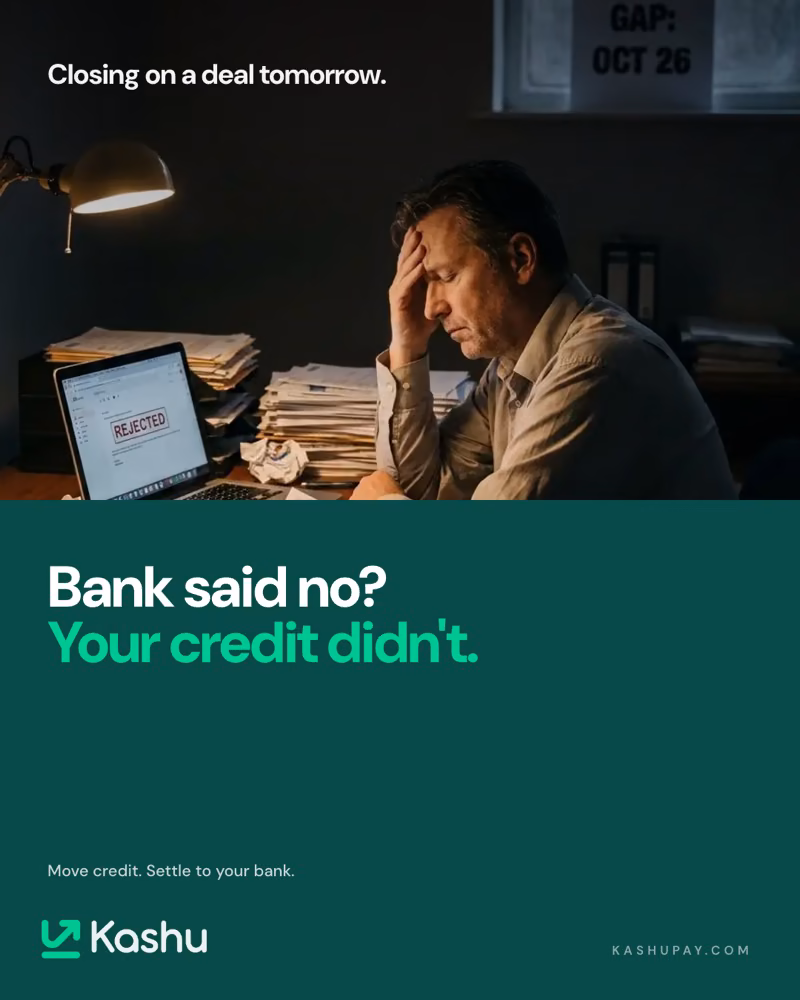 Kashu credit-to-cash ad